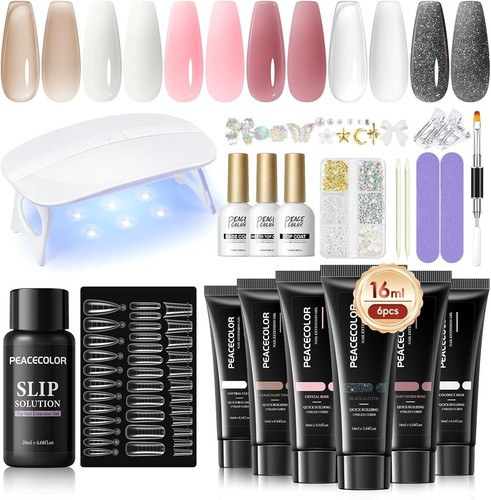 Kit unghie gel peacecolor - unghie,