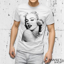 T-shirt maglietta MARILYN MONROE FASHION Festa Simpatica Divertente Idea regalo 