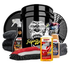 Set lavaggio auto Sonax shampoo auto pulitore cerchioni cura vernice secchio lavaggio pulizia 