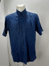 Articolo e3417 camicia uomo Carlo Pignatelli blu, taglia EU43/17, ascelle 62cm,
