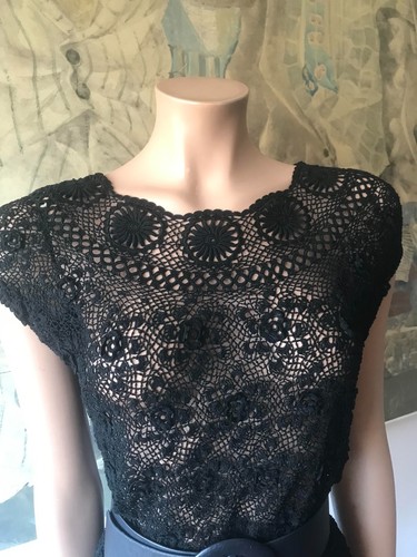 Tshirt blusa a uncinetto - tshirt,