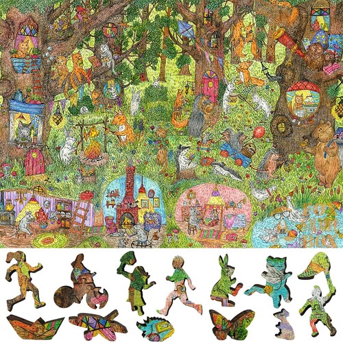 Puzzle legno per adulti di - puzzle,