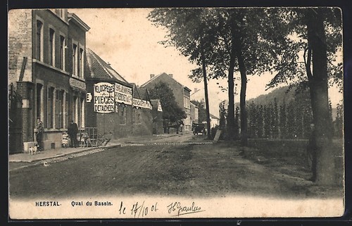 Cpa herstal quai bassin - cpa,