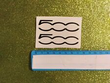 2 Adesivi Vinile Nero Opaco