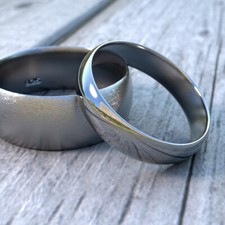 Anello a fascia argento 925