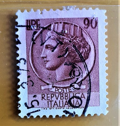 Francobollo siracusana da - c,