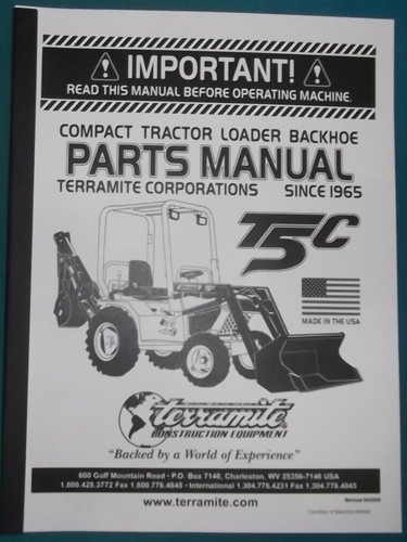 Terramite t5c manuale - t5c, parti