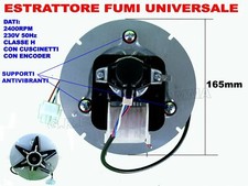 VENTOLA FUMI UNIVERSALE STUFA