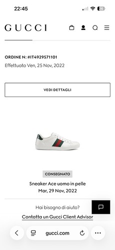 Sneakers gucci ace originali - sneakers,