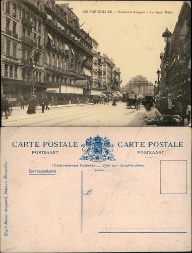 Postkaart brüssel bruxelles - postkaart,