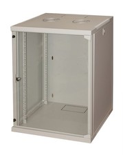 ARMADIO RACK 19" 15 UNITA' DA MURO PER RETI (A)750 X (L)540 X (P) 450 MM COLORE 