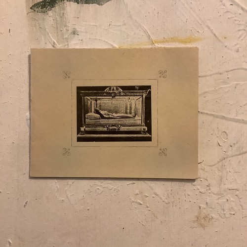 Santino fiori reliquia terza - santino,