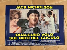 Fotobusta QUALCUNO VOLÒ SUL NIDO DEL CUCULO One Flew Over Jack Nicholson 76' F35