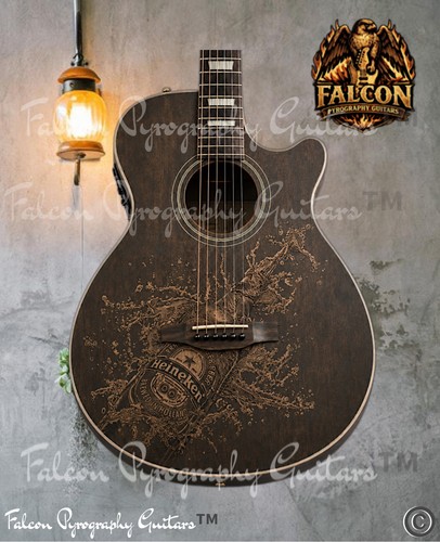 Chitarra elettroacustica fatta
