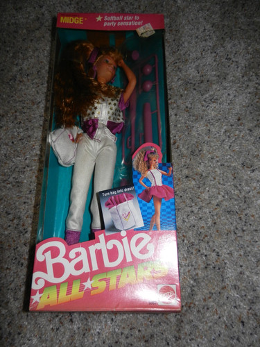 1989 barbie all - stars, midge