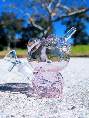 Bong vetro gattino - bong, in