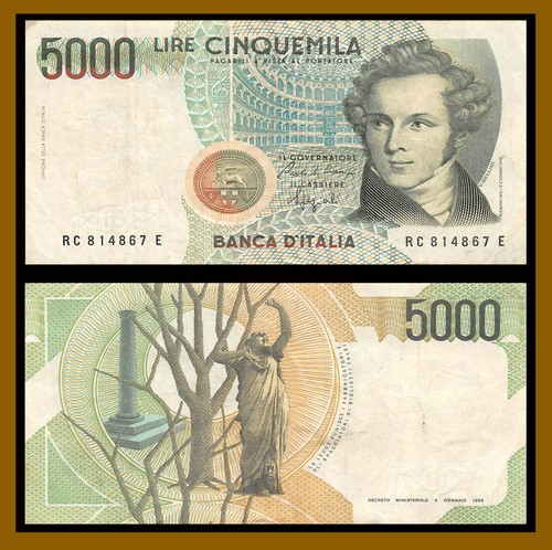 Italy 5000 lire 1985 - 5000,