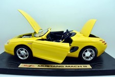 Modellino auto scala 1:18 MUSTANG MACH 3 diecast modellismo statico collezione