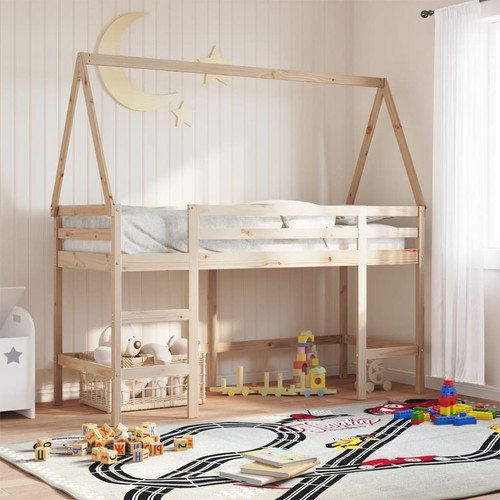 Letto soppalco con scala - letto, e