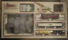 LIMA START SET 1101 treno merci, ponte mobile. H0 1:87. Motrice DB V 160. Video