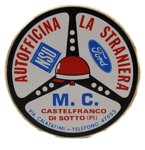 Adesivo autofficina - adesivo,