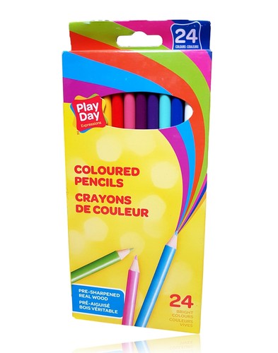 Matite colorate set 24x penne - matite,