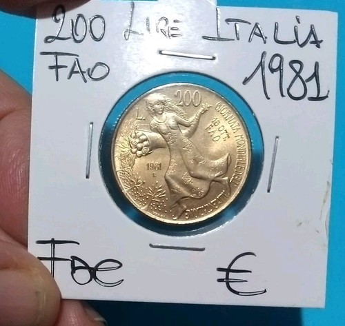 200 lire 1981 fao - lire,