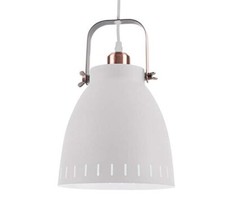 Industrial White Metal Pendant