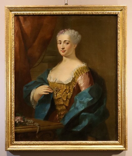 Grande dipinto antico - dipinto, ritratto