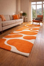 Tappeto runner arancione