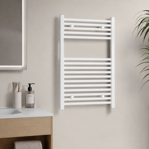 Termoarredo bianco acciaio - termoarredo, in