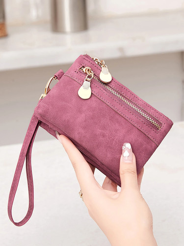 Portafoglio donna pelle zip - donna,