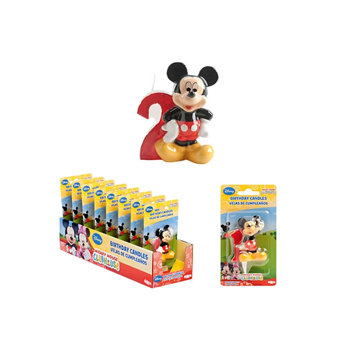 Candelina topolino numero - 3d,
