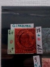 CIBRALTAR .ACCUMULO DI 6+5+1=11(PEZZI USATI. Fai Attenzione A one penny(rossa!!!