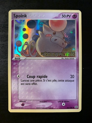 Carte pokémon spoink - carte,
