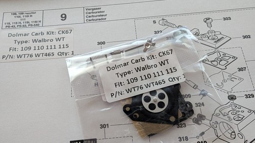 Kit carburatore dolmar 109 110 - dolmar,