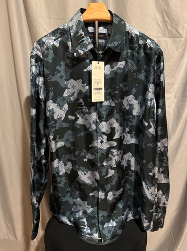Camicia mimetica monogramma
