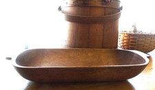 GRANDE TRINCIA ANTICA IN LEGNO