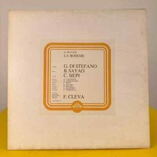 la boheme f. cleva - 2 lp -