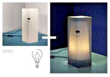 LAMPADA IN CARTA W-LAMP "ORSO"