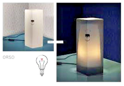 Lampada carta lamp orso - lampada, in