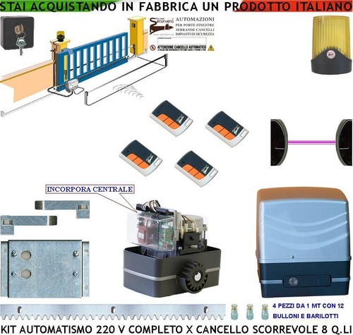 Cancello elettrico scorrevole - cancello,
