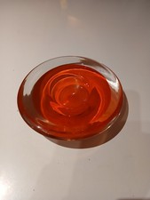 Posacenere tondo in vetro