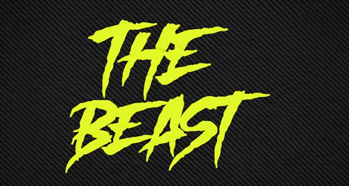 Adesivi the beast giallo - 2,