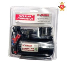 COMPRESSORE D'ARIA ROADSTER 300PSI GONFIATORE PNEUMATICI 12V NUOVISSIMO SIGILLATO