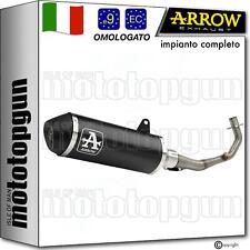 scarico completo omologato open nero urban arrow per honda sh 300 i 2018 18