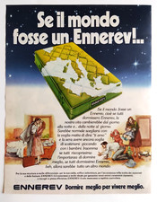 Pubblicita' Ennerev Dormire Meglio Vintage Ads Advertising Werbung 1981 (R8