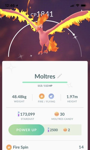 Shiny moltres c - shiny, read