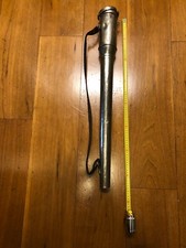 Grande contenitore metallo cromato militare FRANCIA nominativo