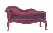 Casa Delle Bambole Bordeaux Meridienne Mobile Chaise Longue Divano Soggiorno